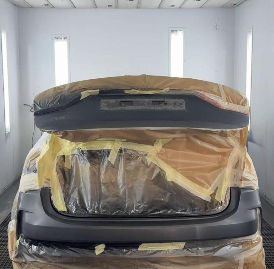 Cabine peinture coffre